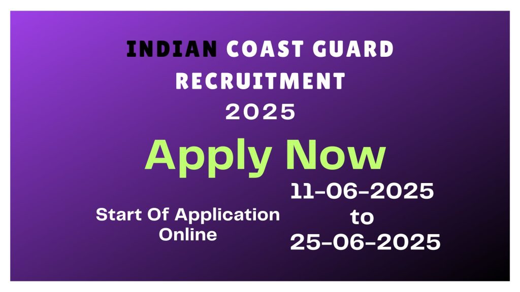 Indian Coast Guard Recruitment