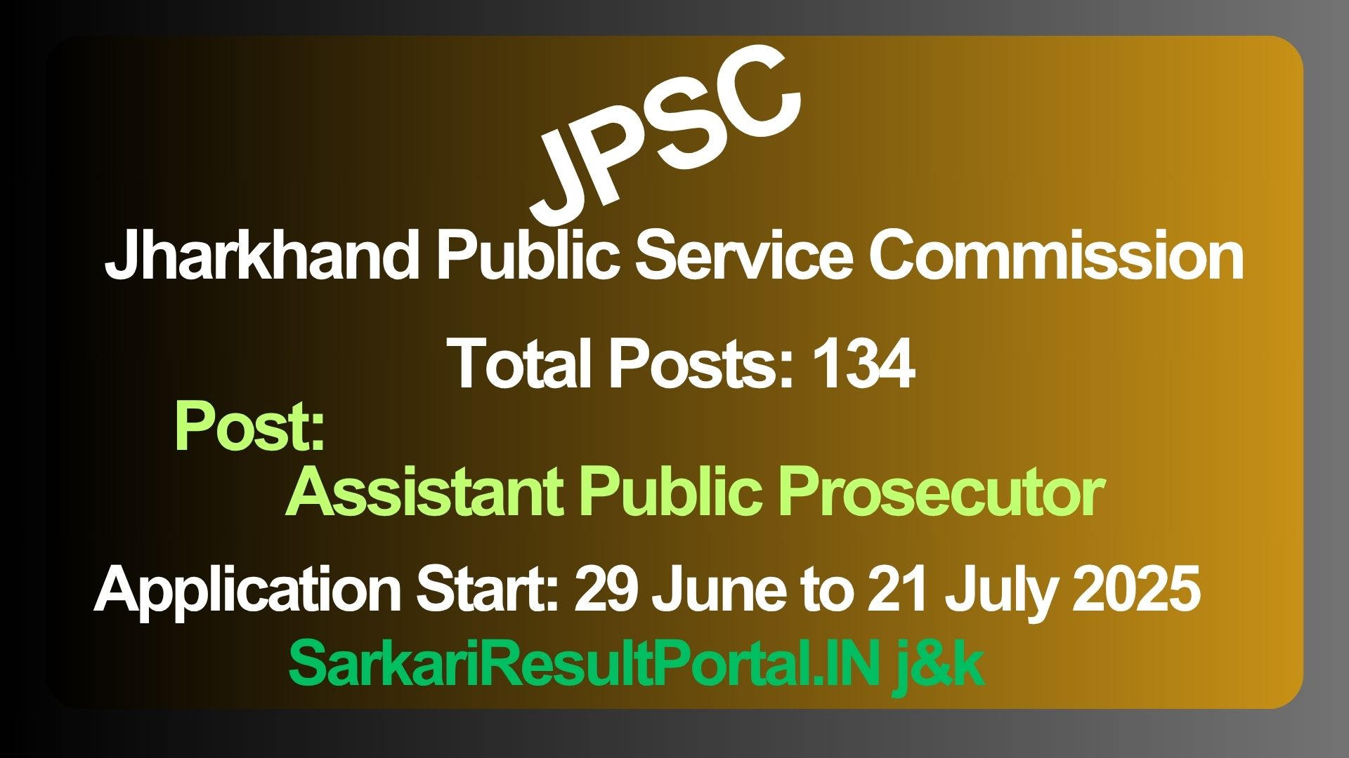 JPSC Jharkhand Public Service Commission Jobs